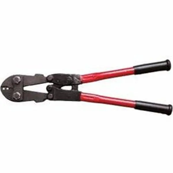 Powerfields 1382130 4-Slot Crimping Hand Tool, Long Handles, 20 3/4 Length, High-Leverage Design, Durable Build with Proper Care Will Last a Lifetime
