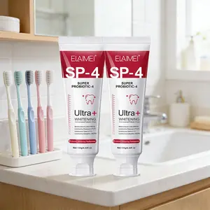 Elaimei Probiotic Toothpaste Sp-4 Ultra 120g/4.23oz, Deep Cleaning Oral Care, Long-Lasting Fresh Breath, Daily Dental Hygiene