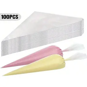 Disposable Pastry Bags, Non-Slip Thick Piping Bags for Cake Cream, PO Icing Bags for Cookie Cream Puff Baking – For Home Baker Wedding Party Gift