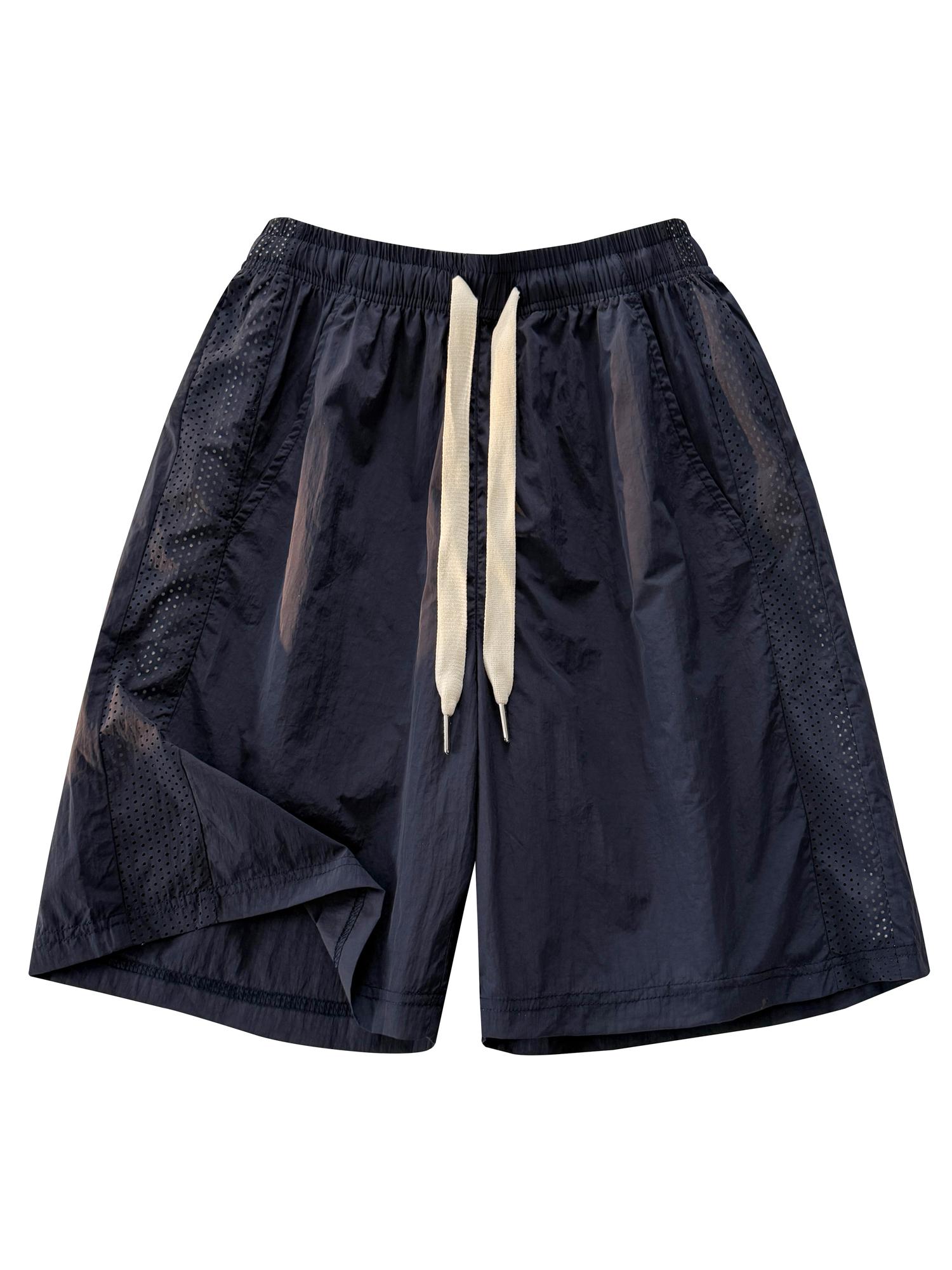 2PACK Men's Summer Quick Dry Mesh Shorts, Breathable Casual Athletic Shorts for Gym, Beach & Daily Wear, Trendy Streetwear