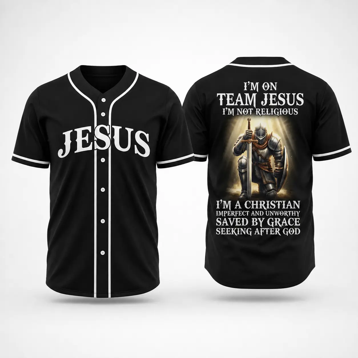 Pastor Appreciation Month Christian Baseball Jersey, Faith Inspired Button Up Shirt, Religious Church Gift, Unisex Ministry Appreciation Top