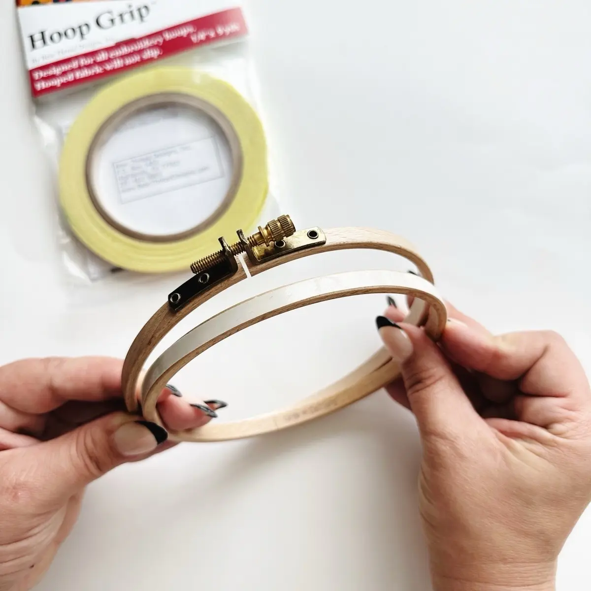 Hoop Grip Tape for Embroidery Hoops