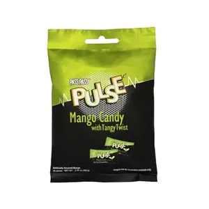Pulse Candy Pouch Pack | Kachcha Aam Bulk Individually Wrapped | Premium Quality Mango Fruit Flavored With Tangy Twist | DS Group Authenticated Pouch Pack - 3.53 Oz (100 g)