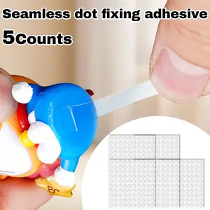 500 Counts Removable Double-Sided Adhesive Dots,  reusable transparent adhesive tack