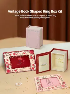 [FREE RING] Flame Greeting Card Making Supplies DIY Kit - Blank Cards & Burning Envelopes for Crafting Unique Birthday, Thanksgiving, Christmas, Wedding & Valentine’s Day Cards for Adults Charging