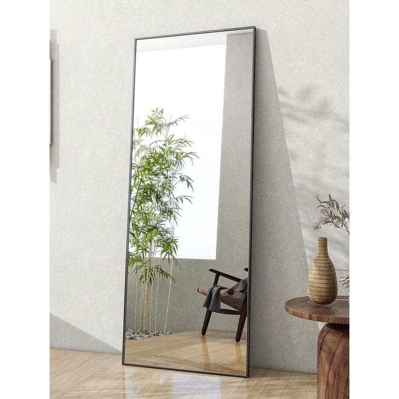 71"X30" [Limited Time Sale] Full-Length Mirror, Gold Rectagle71"X30" , Aluminum Alloy Frame, Upgraded Nano Glass, Standing or Wall Mounted Decor Metal Safety Living Room Home Decorating lux bathtub mat Foldable Diatomaceous Earth Bath Luxurious DryStone