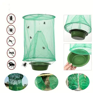 1pc Fly Trap Cage, Indoor And Outdoor Bug Fly Trap Tool, Mesh Pest Trap For Stable, Pastoral Lawn