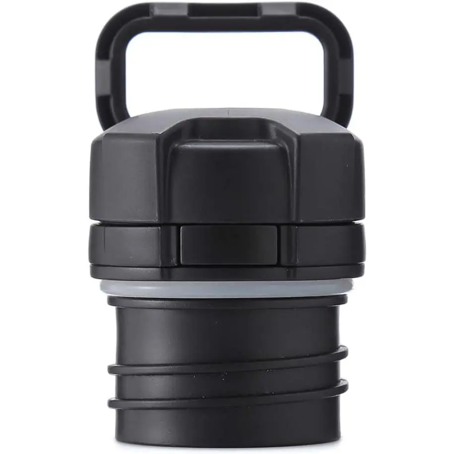 Plastic Leakproof Flip Top Lid Replacement Cap for Insulated Water Bottle, 1-Click Lock Hydration Accessory with 1.69 inch/4.3 cm Diameter, One-Click Lock