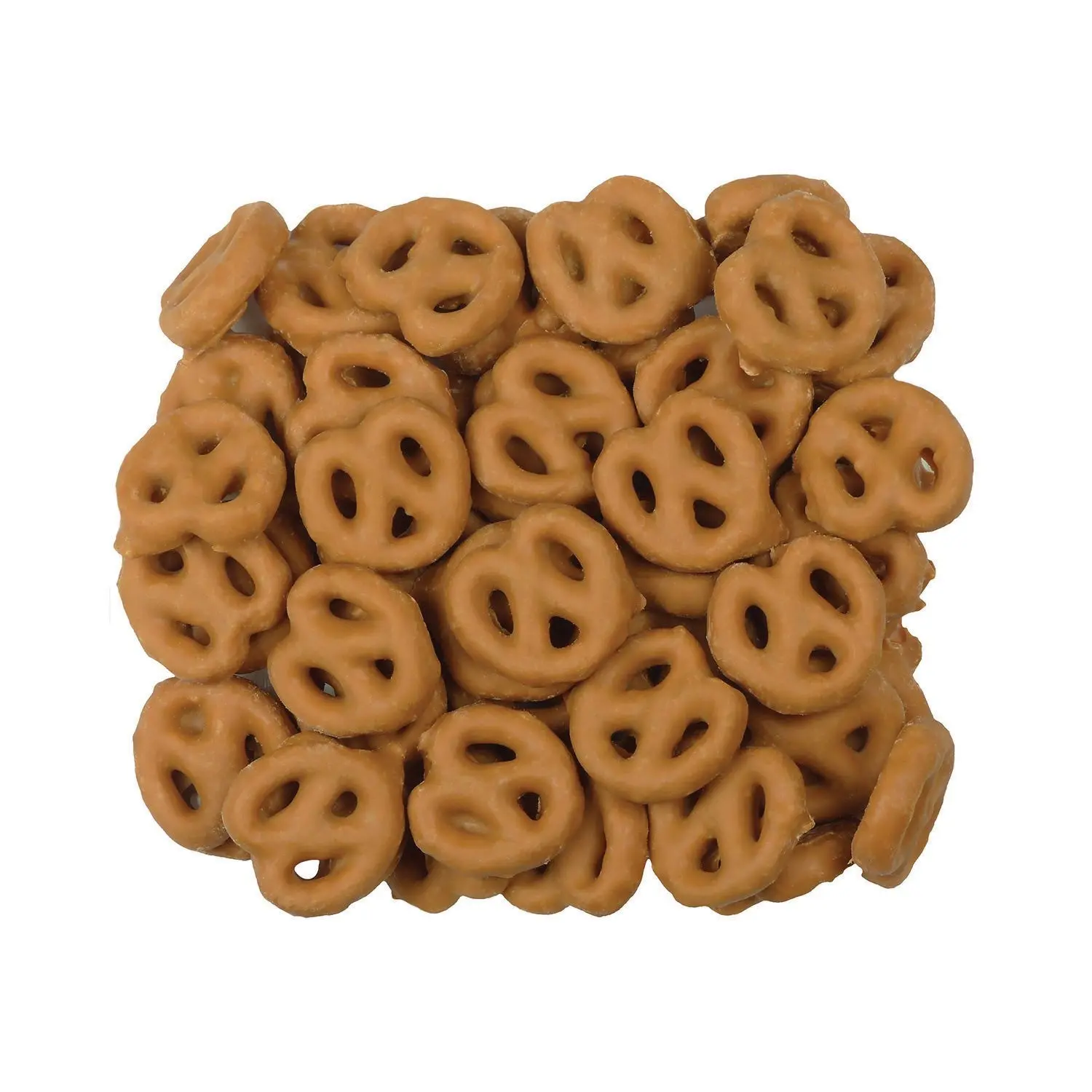 Nuts To You Salted Caramel-Covered Kosher Corn Pretzels, Crunchy Snack for On-the-Go Enjoyment, Suitable for All Ages