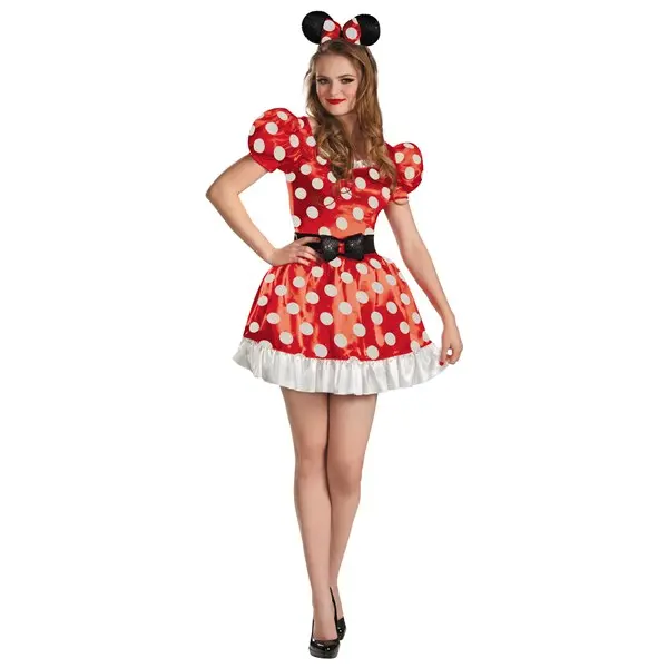 Plus Size Red Minnie Classic Costume