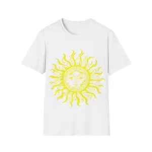 Yellow Sun - Occult Symbol Shirt for Guys or Girls and Men or Women