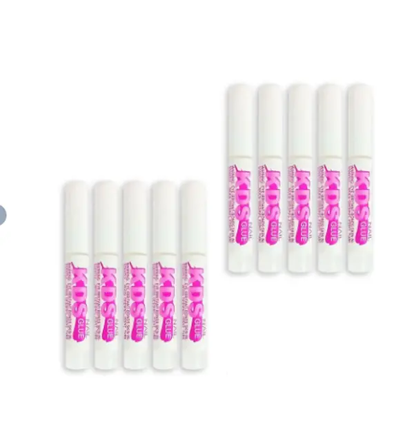 KDS Nail Glue for Professional Fake Nail Art & Design 10pcs Nail Tip Extension Glue