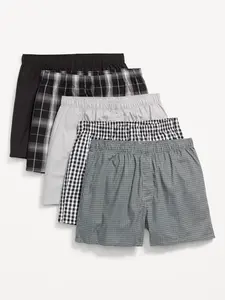 Old Navy Men's 5-Pack Soft-Washed Boxer Shorts -- 3.75-inch inseam
