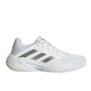 adidas Womens Barricade Grass Tennis Sneakers Shoes - White