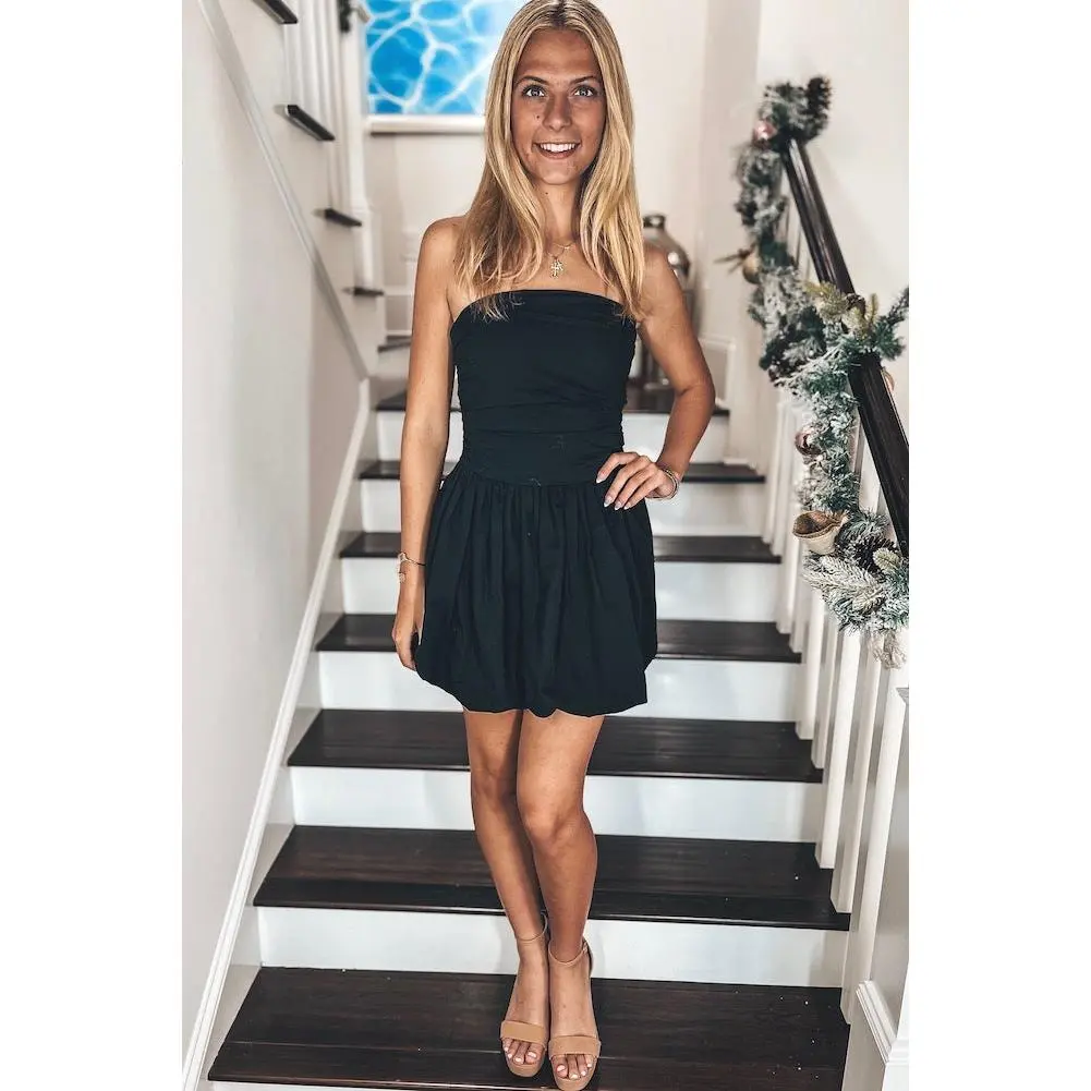 Strapless Bubble Dress