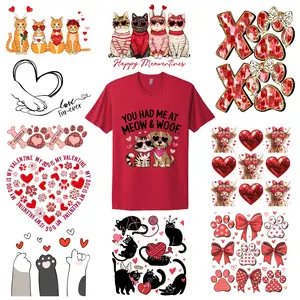 Meowentines Gang Sheet 10 Premium Quality DTF Heat Transfer Prints DIY 24x62"