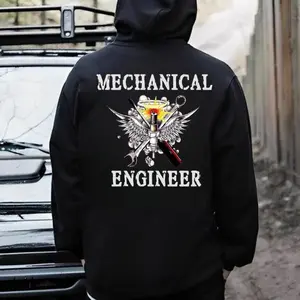 Mechanical Engineer Shirt, Funny Mechanical Engineer Hoodie, Engineering Gift, Winged Wrench Design, Engineer Work Shirt Hoodie - Sweatshirt