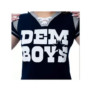 Gameday Lace-Up Dem Boys Dallas Womens T-Shirt SHEIN