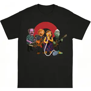 Phish Band T-Shirt Classic Fit Cotton Tee Grateful Dead Inspired Music Art  Rock Fan Gift y2k cotton fashion Shortsleeve Casual Top Trending Classic Gift