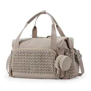 New Large Capacity Diaper Bag Handbag, multifunctional diaper bag, Travel Diaper Bag for Birth Hospital Use, Includes Pacifier Box, Essential Baby Care Item