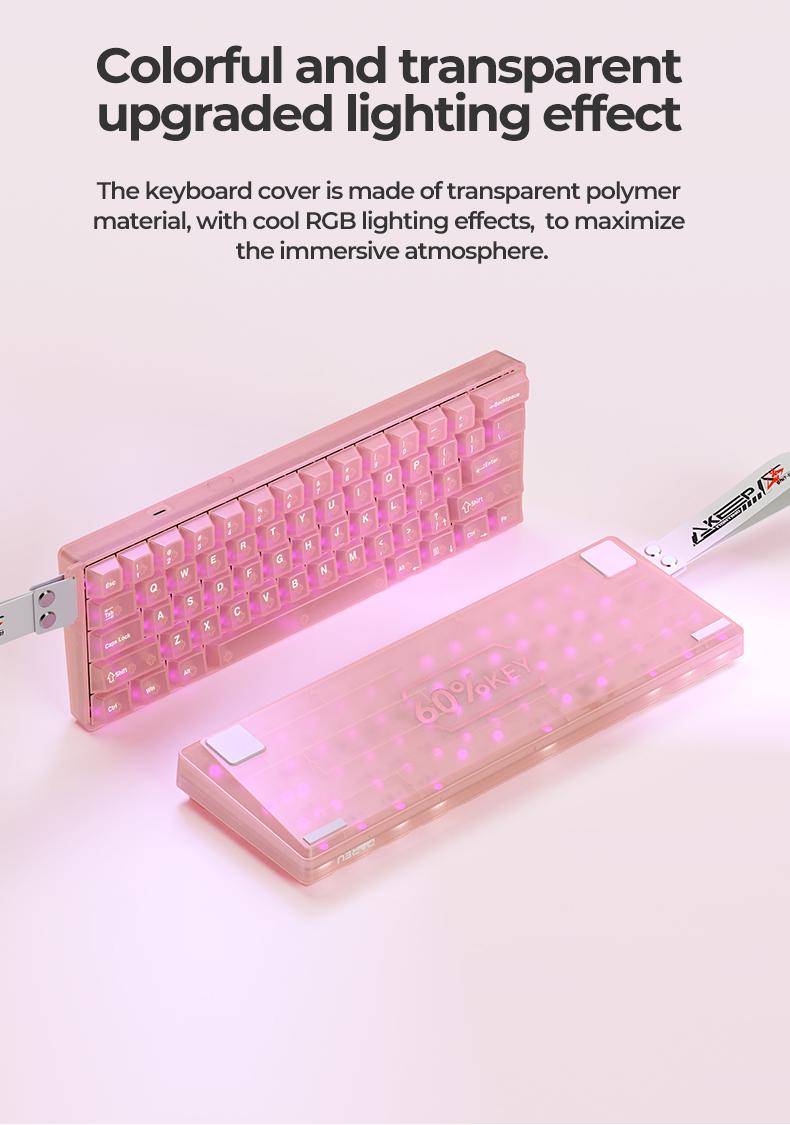 DAREU COOL60 | Wired 8K Magnetic Gaming Keyboard 0.01mmRT Accuracy