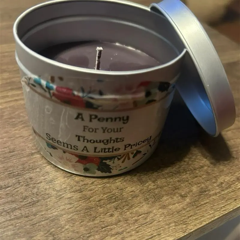 Express Yourself Candles 7 oz Tin with Witty Messages & Pure Relaxation Scent for Gifting or Self-Care