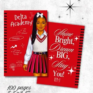 Delta Academy Notebook - Inspired By Mona Delta Sigma Theta