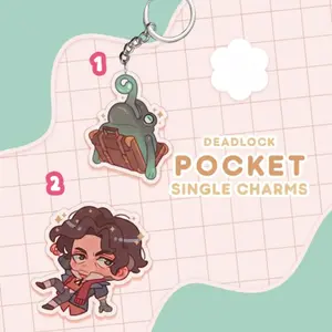 pocket zipline keychain acrylic  | deadlock