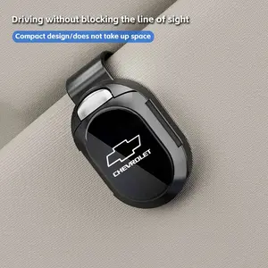 Car Sun Visor Sunglass Holder Clip, Ticket Clip, Sunglasses Organizer for Chevrolet Models, Car Accessories, Easy Install, Durable Design