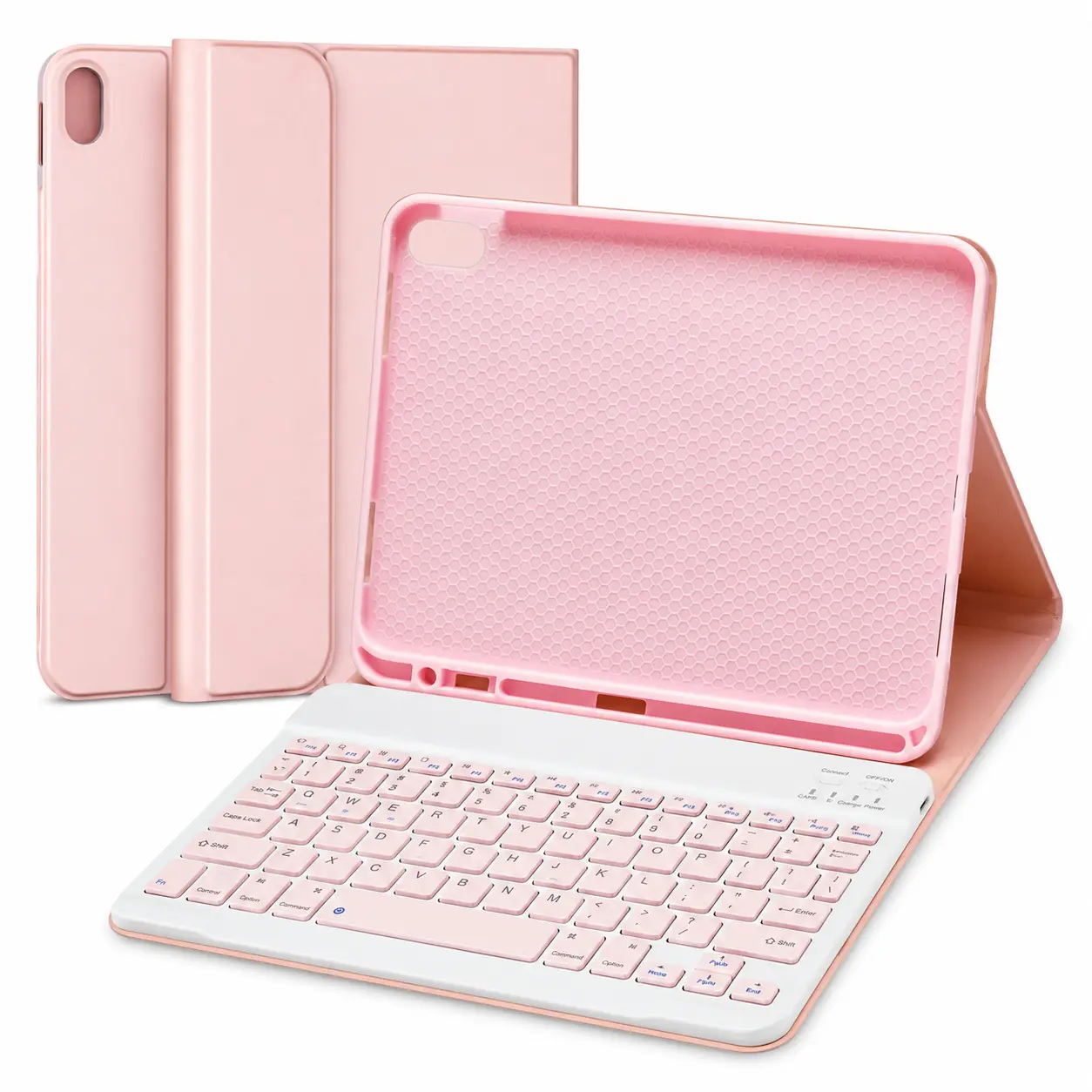 iPad 10th Generation 10.9 Inch and iPad 11th 11 Generation Inch Keyboard Case Detachable Bluetooth Keyboard with Pencil Holder Not Including iPad（Doesn't include iPad, doesn't include Pencil）