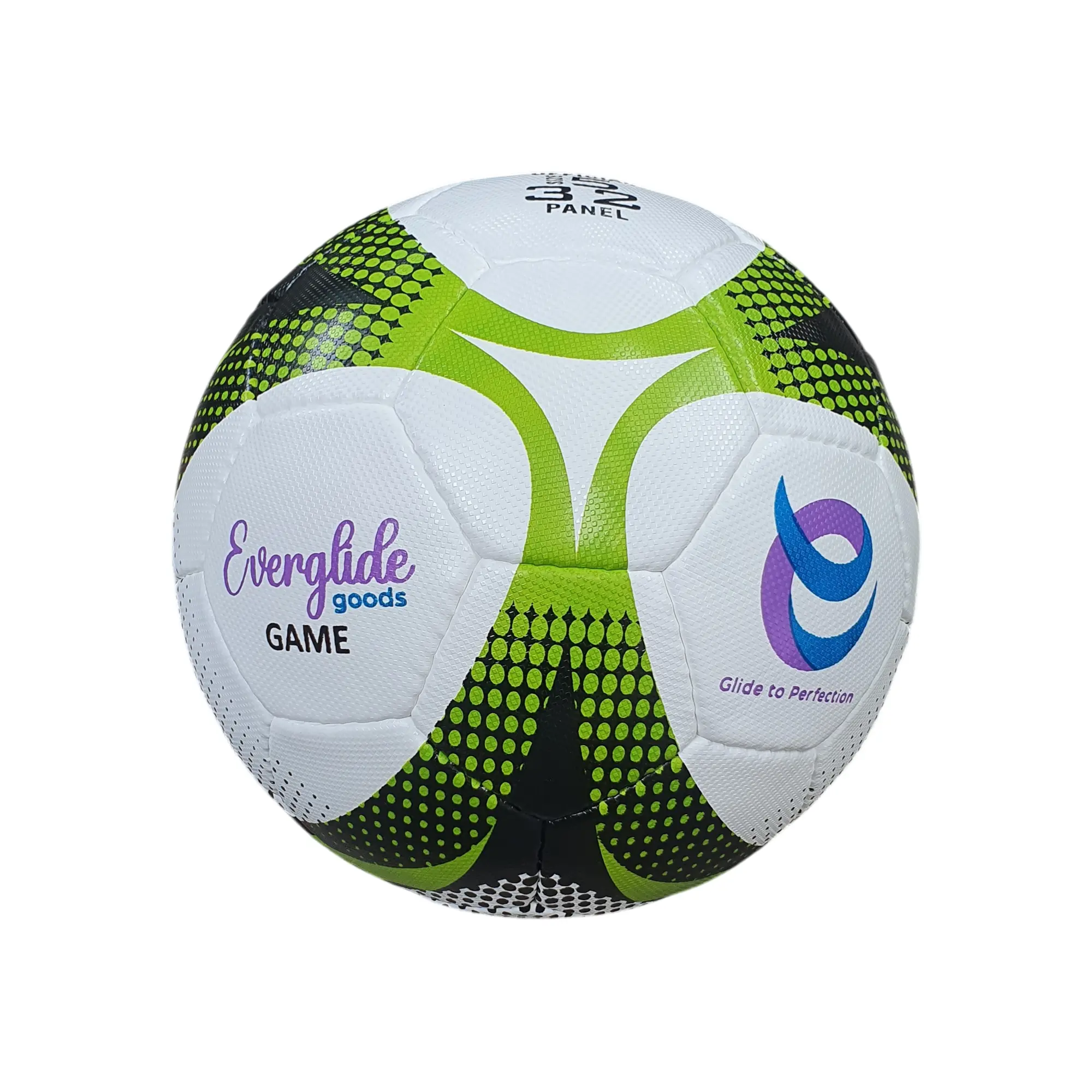 Everglide Pro Training Soccer Ball Size 5 – Hand Stitched Waterproof PU Football for Practice & Match Play