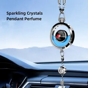 1Pcs Car Perfume Pendant Air Freshener Hanging Perfume Diffuser For Audi S Line A7 A3 A6 S8 TTS S5 Q8 Q4 Q5 A8L Q7 SQ2 A5 A4 S4 S6 SQ5 S7 SQ7 Q6 SQ6 SQ8 S7 S3 A8 A1 Q2 Q3 e-tron