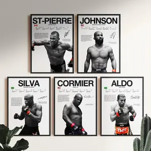 Boxing Poster Bundle Poster Unframed, UFC Figther Wall Print, MMA Gym Decor, Fight Fan Gift, UFC Room Poster, MMA Home Decor,  Boxing Gift, Boxing Wall Art, Sports Poster Printable Gift for Fight Fans