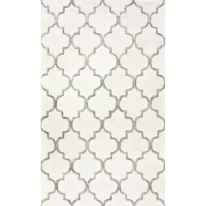 Hand Tufted Park Avenue Trellis Area Rug