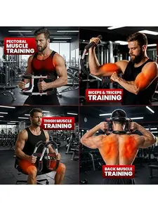 Twister Arm Trainer, Adjustable Dual Resistance (30-90, 90-120 Lbs) Upper Body Chest Exerciser And Hand Grip Strength Trainer, Portable Training Equipment For Chest & Arm Workout, Best For Home Gym