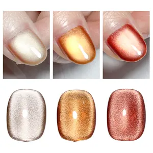 SOLWINK Amber Set Glass Marble Effect  Soak Off UV/ LED  Gel Safe for Natural Nails Extension Nail Tips Toes