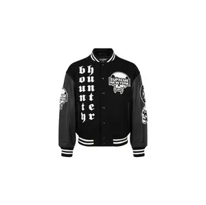 Bounty Hunter Varsity Jacket "Black" SU100088 Bounty Hunter Varsity Jacket "Black" SU100088