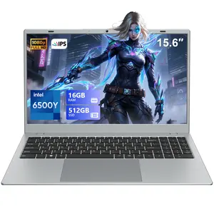 Slim 15.6” Laptop for Work Business, 16GB RAM 512GB SSD Intel 6500Y up to 3.4GHz FHD Display Numeric Keypad Lightweight with WiFi 5 for Office & Daily Tasks