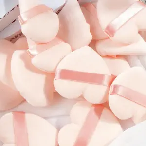 Heart & Triangle Shaped Powder Puff, 30pcs/set Soft Cosmetics Blender Sponge Pads, Suitable for Loose Foundation Concealer