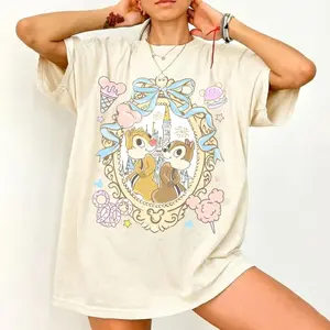 #ChipAndDale Snack Shirt, Park Ice Cream Shirt, Magic Kingdom Castle Graphic Shirt, Vacation 2026 Foodie Gift UVP9M