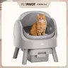 PetPivot AutoScooper 11 Open-Top Automatic Self-Cleaning Cat Litter Box - Pull & Wrap, Odor-Free, Sealed Drawer Odor Traps, Up to 14 Days Scoop-Free, 6.5L/1.72Gal & 7L/1.85Gal Capacities, Limited-Time 80 Total Waste Bags (Extra 60 Included), Sohochic