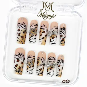 .DP.7595.Sweet and cool style hand-painted wearable nails