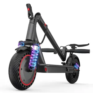 Max Power Electric Scooter for Adults, 500W Motor, 10" Tires, 42V 14.5Ah Battery, APP Control, Foldable Commuter E-Scooter with Front & Rear Lights Alloweek Max1 Electric Scooter