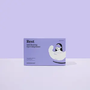 Rest Self Heating Warm Compresses  - Self Heating Eye Masks, Heated Eye Mask, Dry Eye Relief, Travel-friendly, Moisturizing, Hydrating