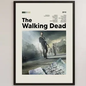 The Walking Dead Poster The Walking Dead Minimal Poster Walking Dead Vintage Poster Daryl Dixon Negan Smith Rick Grimes Poster