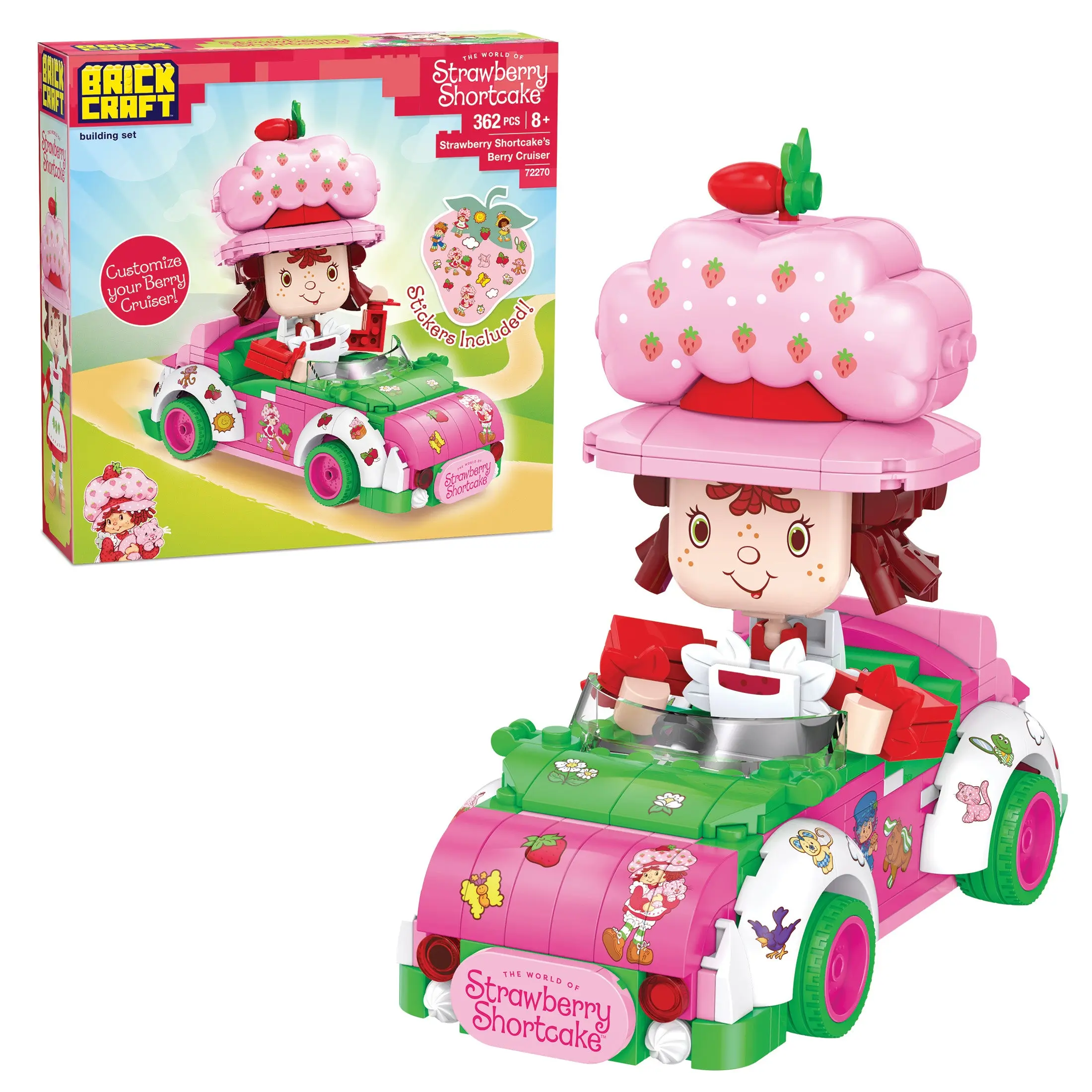 Brickcraft Strawberry Shortcake's Berry Cruiser Building Set