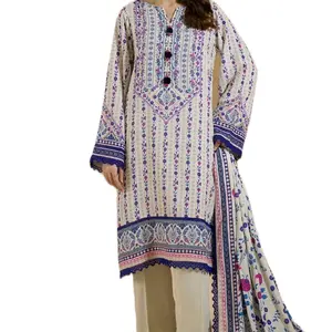 Zellbury Original Linen three piece printed winter Pakistani Suit