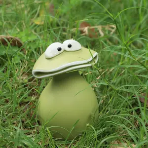 Special Big Mouth Frog Statues Multifunctional Decoration Waterproof Handmade Suitable for Decorating Courtyards Balconies and Lawns Animal Gardening Gifts Outdoor Frog Decoration