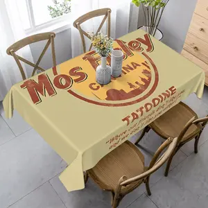 1 piece Mos Eisley Cantina Tatooine Table Cover European Rustic Style Decor Ideal for Weddings and Festive Home Decoration Home Ornament 35in*55in Size