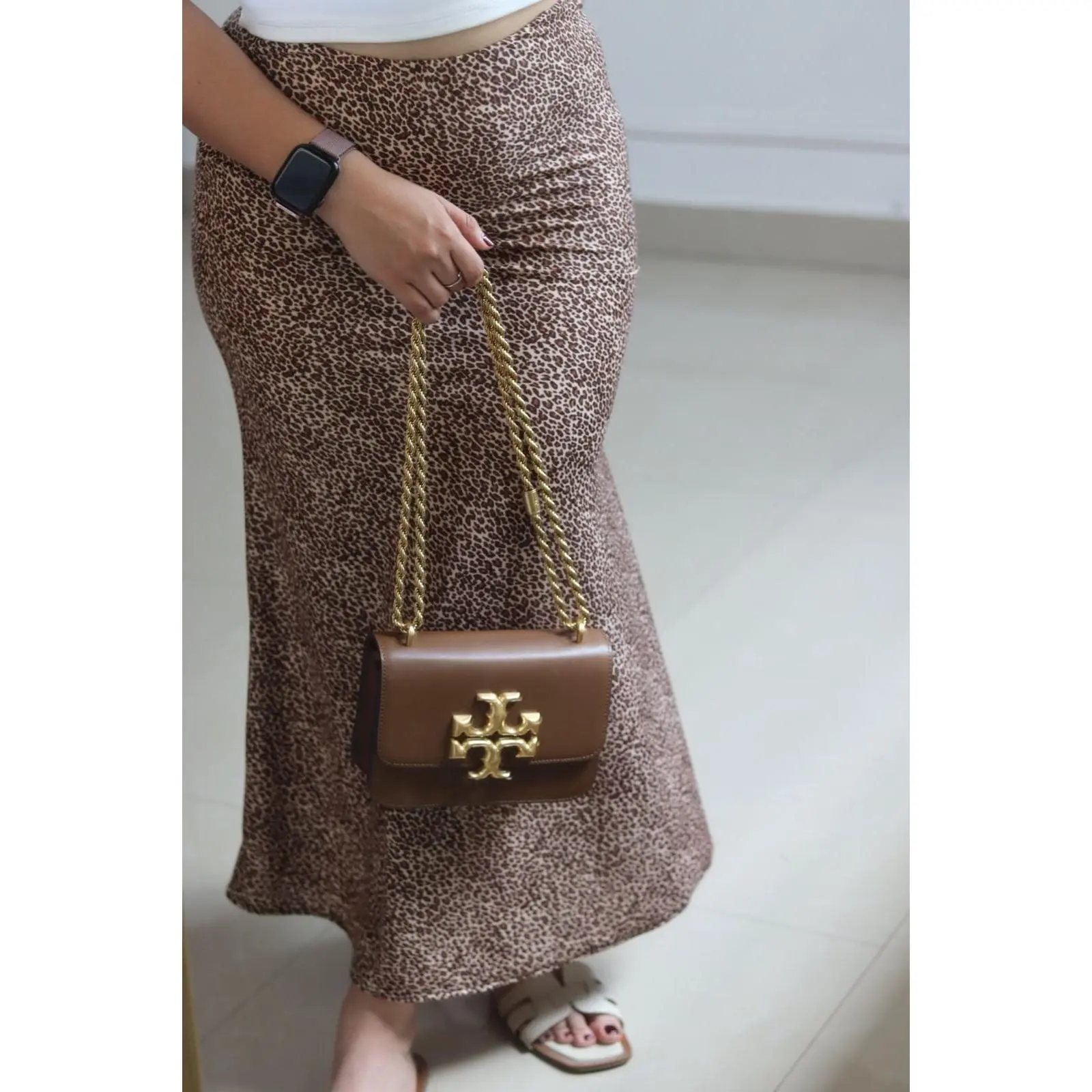 Leopard Midi Skirt